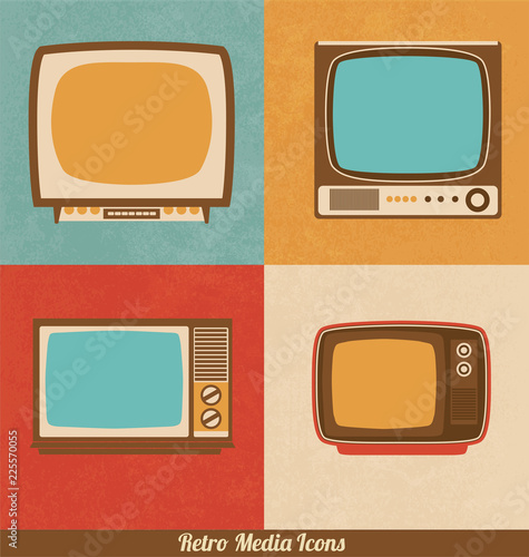 Retro Television Icons