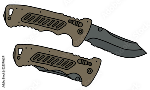 The sand tactical clasp knife