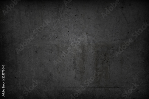 Dark grey grunge concrete texture wall background