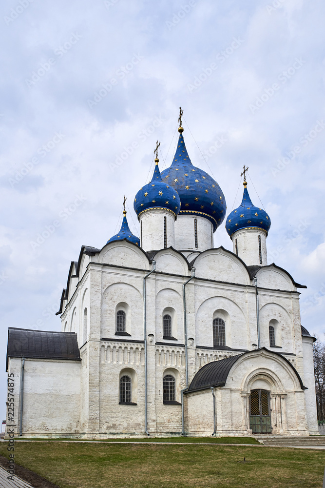 Russia. The city of Suzdal. Kremlin. Cathedral of the Nativity