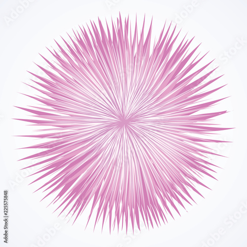 Abstract background. Explosion. Vector drawing