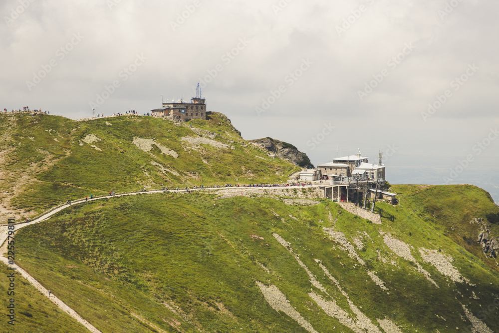 The Cable Car To Kasprowy Wierch Peak in the High Tatra, Poland The Cable Car To Kasprowy Wierch Peak in the High Tatra, Poland