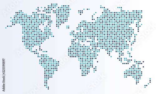 World dot map