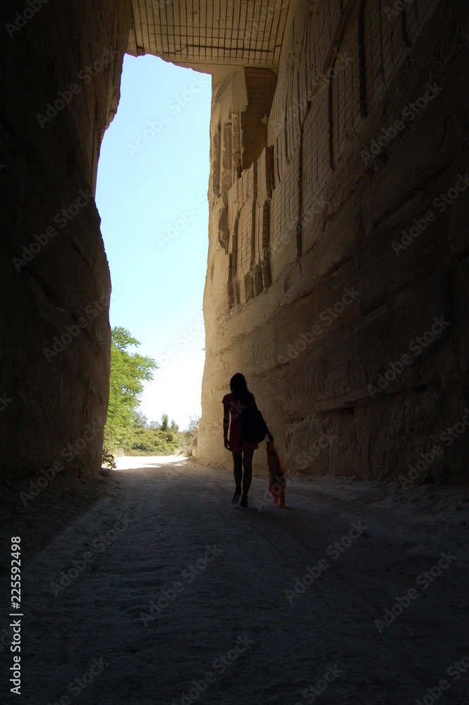 girl in the quarry