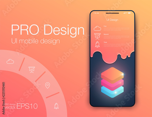 Vector Illustration of screens and web concept