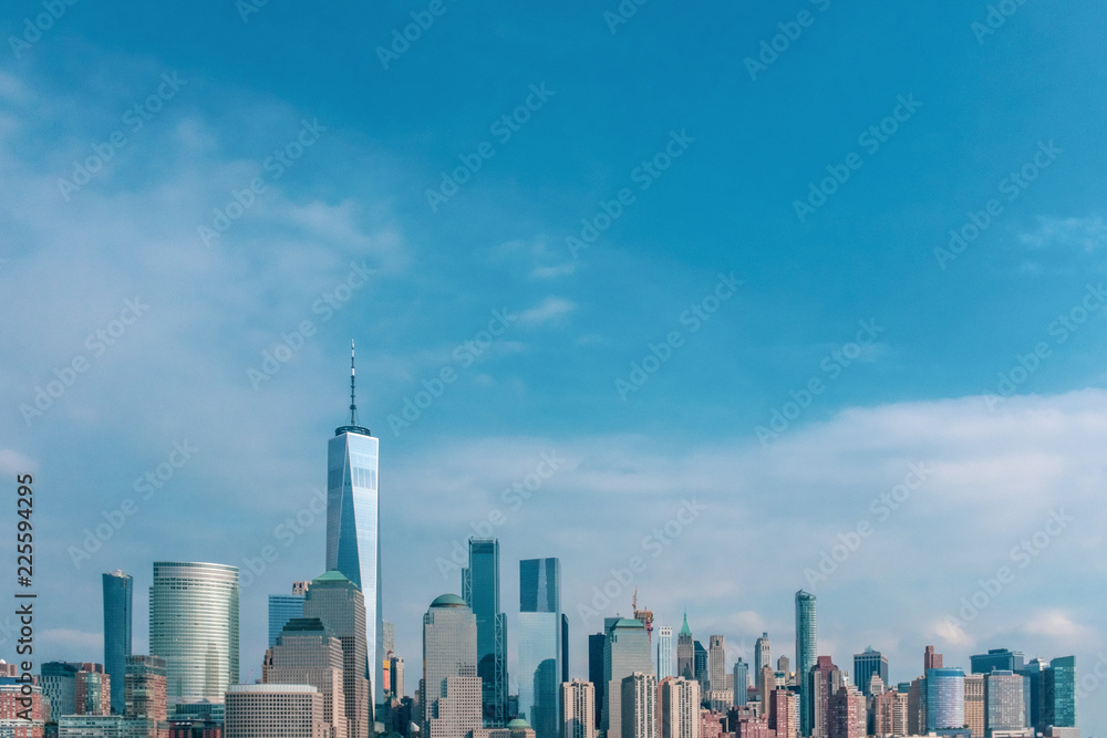 Skyline of Downtown Manhattan