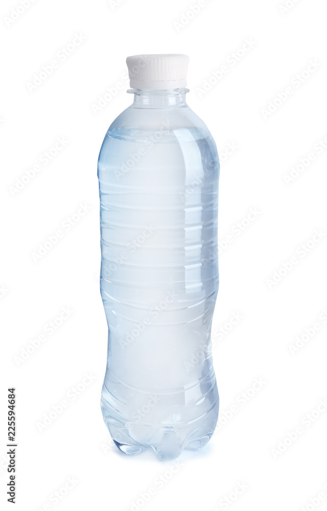 Plastic bottle with water on white background Plastic bottle with water on white background