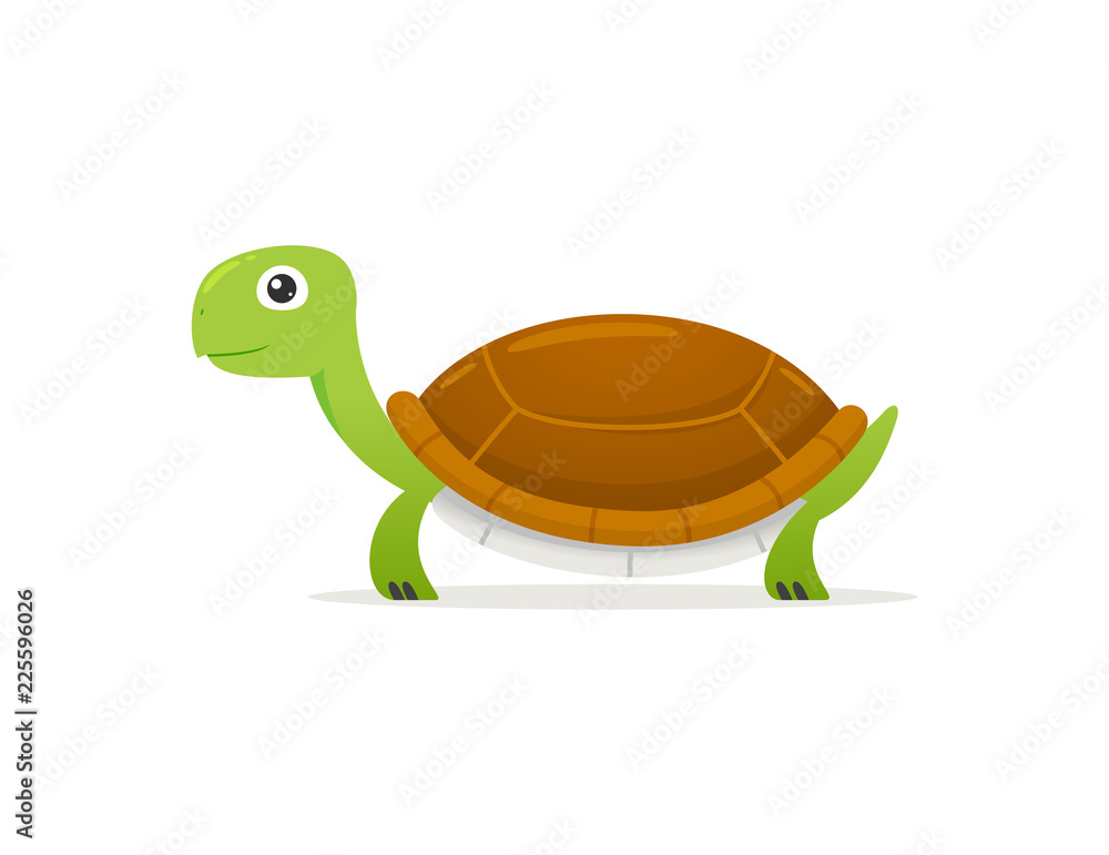 Obraz premium Happy Turtle Illustration