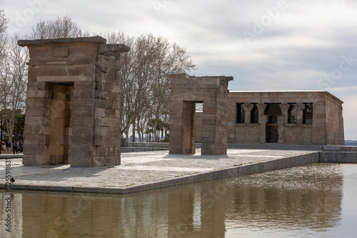Agyptian Temple of Debod in Madrid, Spain
