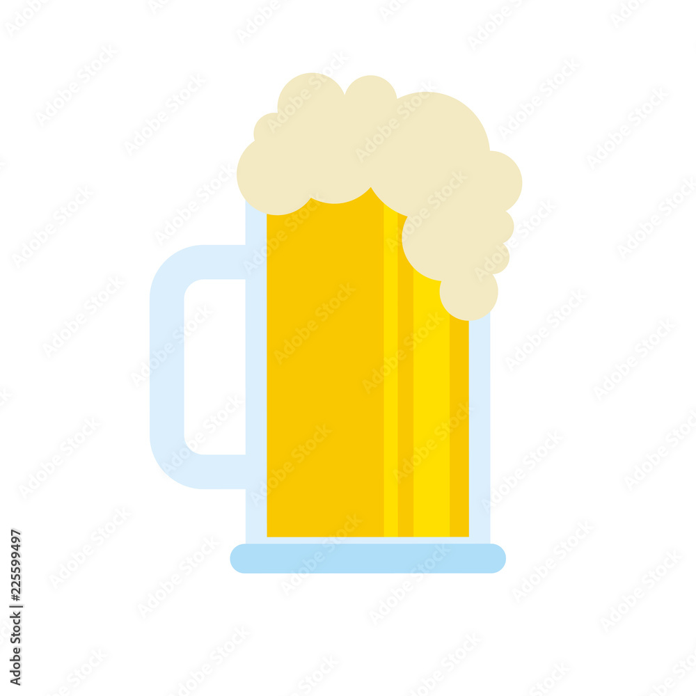 beer glass foam drink cold isolsted beer glass foam drink cold isolsted