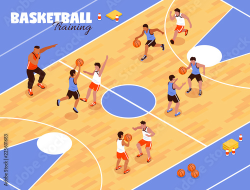 Children Basketball Team Background