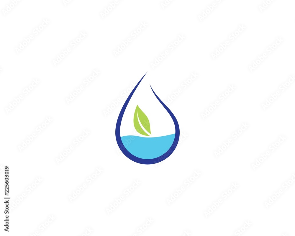 Water drop logo icon Water drop logo icon