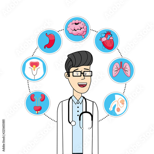man with diagnosis illness prevention control