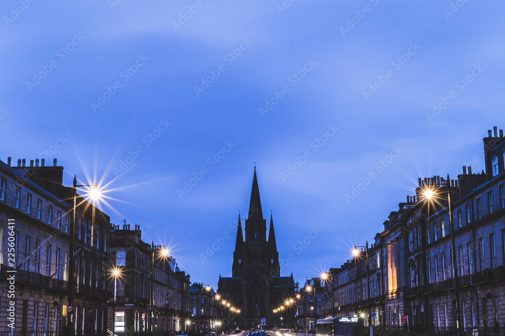 St Mary's Cathedral at twilight in Edinburgh St Mary's Cathedral at twilight in Edinburgh