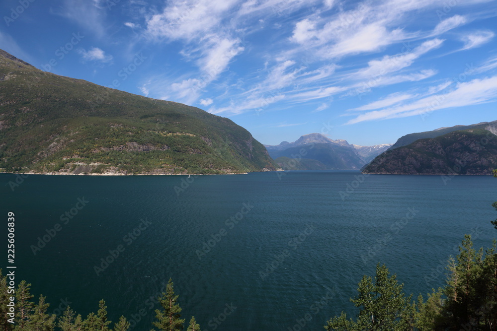 Hardanger fjord in Norway Hardanger fjord in Norway