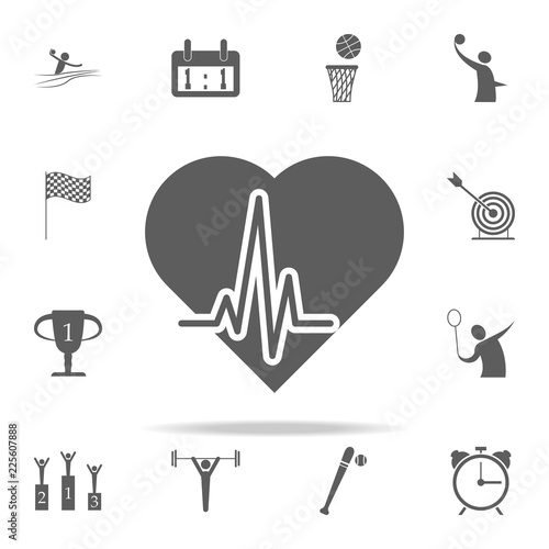 palpitation icon. Sport icons universal set for web and mobile