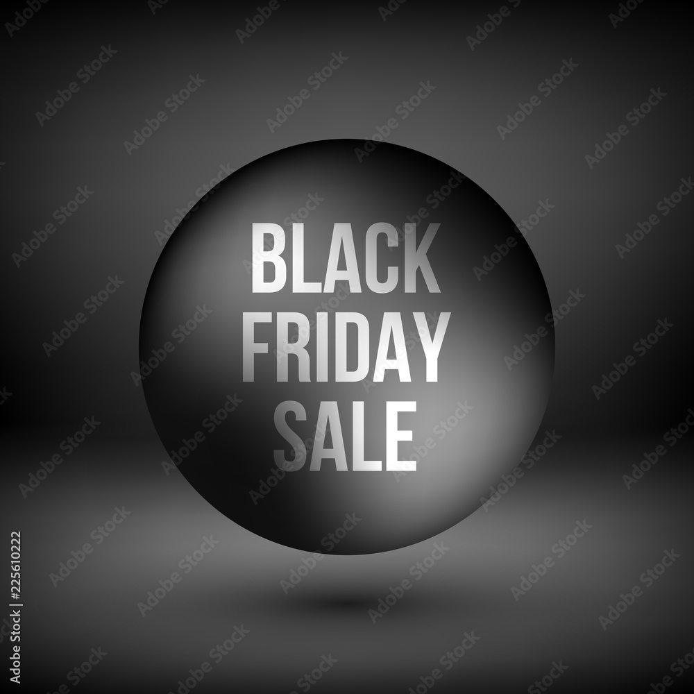 Black Friday Sale Abstract Bubble Badge Template Black Friday Sale Abstract Bubble Badge Template