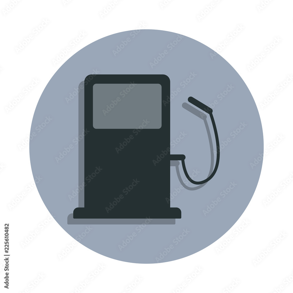 petrol filling machine icon in badge style. One of web collection icon can be used for UI, UX petrol filling machine icon in badge style. One of web collection icon can be used for UI, UX