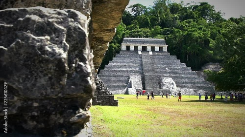 Jaguar's Temple in the Palenque archeological zone in Mexico. TAKE3 photo