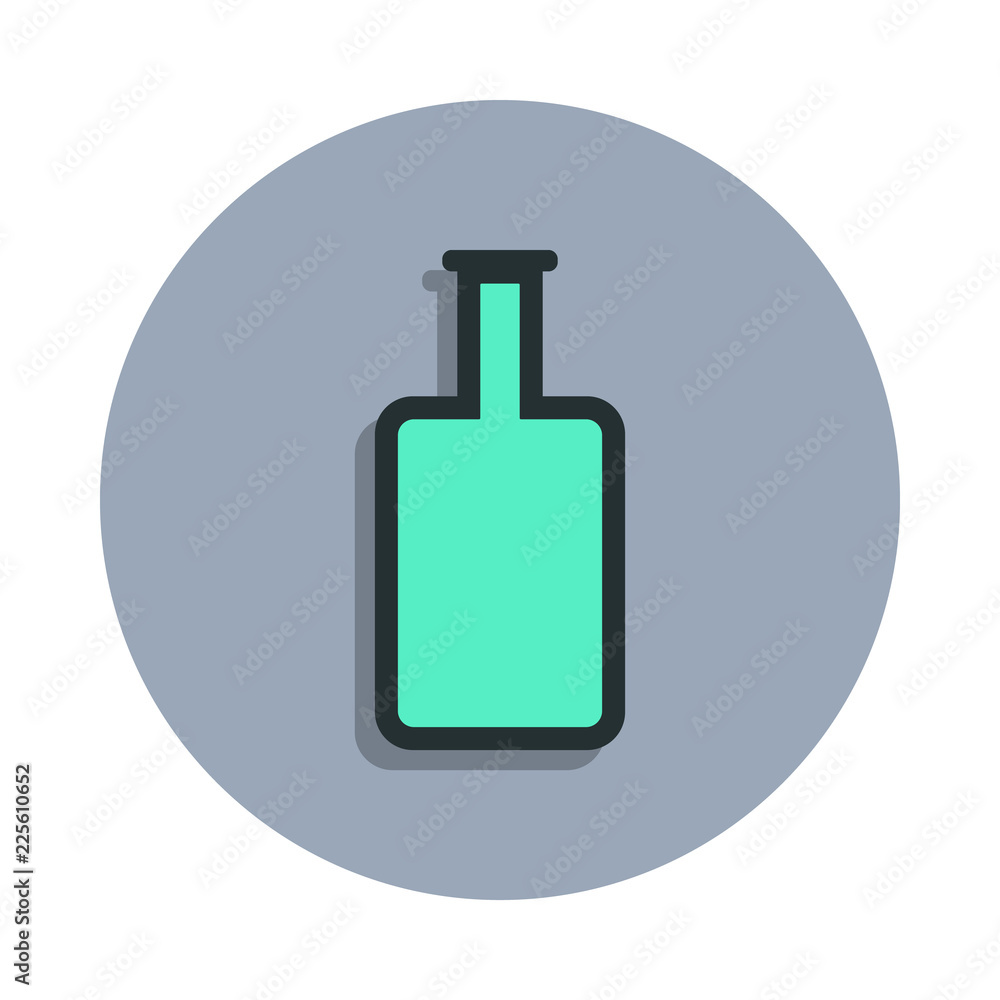 bottle icon in badge style. One of web collection icon can be used for UI, UX bottle icon in badge style. One of web collection icon can be used for UI, UX