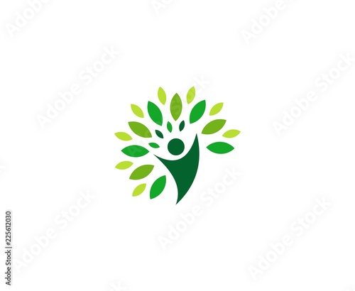 Wellness logo tree