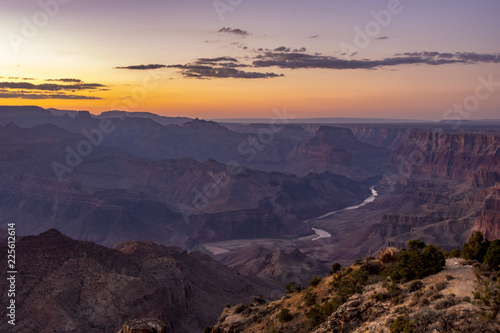 Sunset over the Grand Canyon © David S. Swierczek