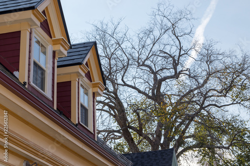 old house with red roof © Kelly Mercer