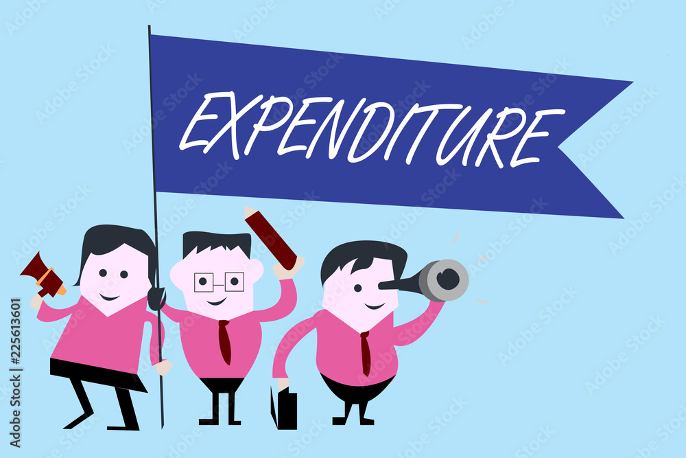 Writing note showing Expenditure. Business photo showcasing Action of spending funds amount of money spent Investment. Writing note showing Expenditure. Business photo showcasing Action of spending funds amount of money spent Investment.