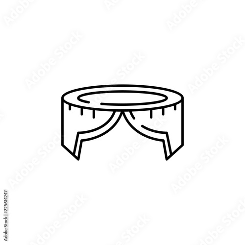 saraiki cap icon. Element of Pakistan culture for mobile concept and web apps illustration. Thin line icon for website design and development, app development