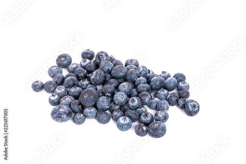 Blueberries isolated on white background