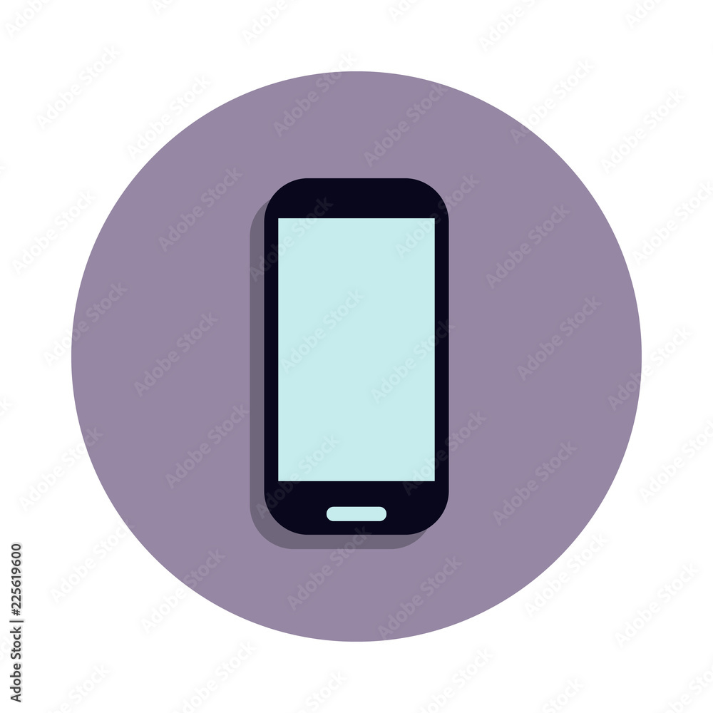 mobile phone icon in badge style. One of web collection icon can be used for UI, UX mobile phone icon in badge style. One of web collection icon can be used for UI, UX