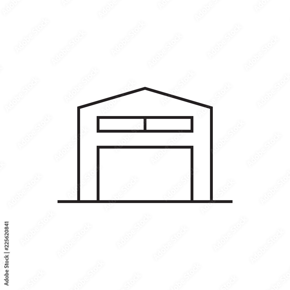 Warehouse icon Vector illustration, EPS10. Warehouse icon Vector illustration, EPS10.