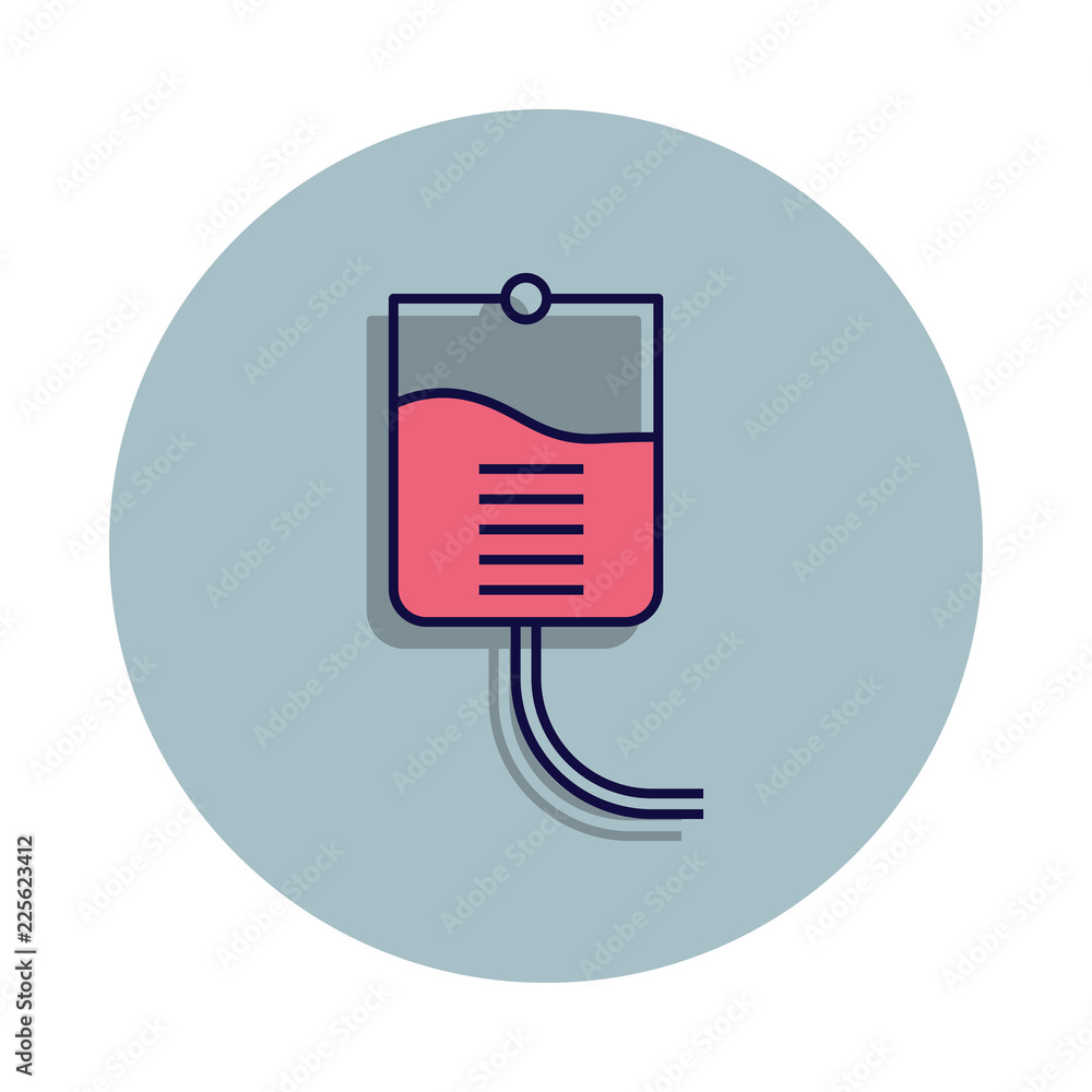 blood donation icon in badge style. One of web collection icon can be used for UI, UX blood donation icon in badge style. One of web collection icon can be used for UI, UX