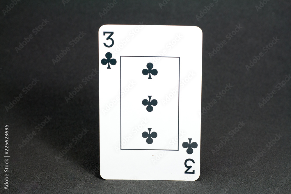 Deck card in black background Deck card in black background