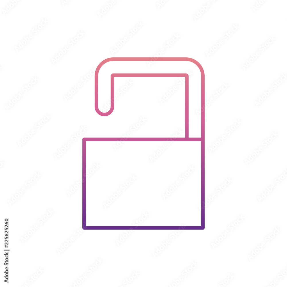 open lock icon in nolan style. One of Web collection icon can be used for UI, UX open lock icon in nolan style. One of Web collection icon can be used for UI, UX
