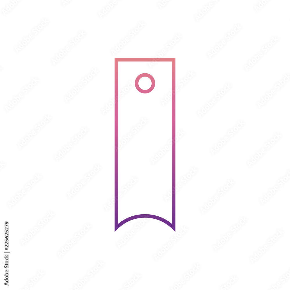 bookmark icon in nolan style. One of Web collection icon can be used for UI, UX bookmark icon in nolan style. One of Web collection icon can be used for UI, UX