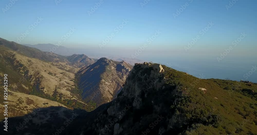 Gaviota Coast Peak Aerial Drone Gaviota Coast Peak Aerial Drone