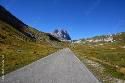 Quadro em tela road to campo imperatore