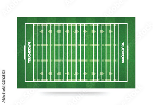 American football field background. Vector.