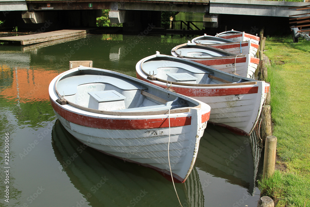 Boats on the coast in Denmark