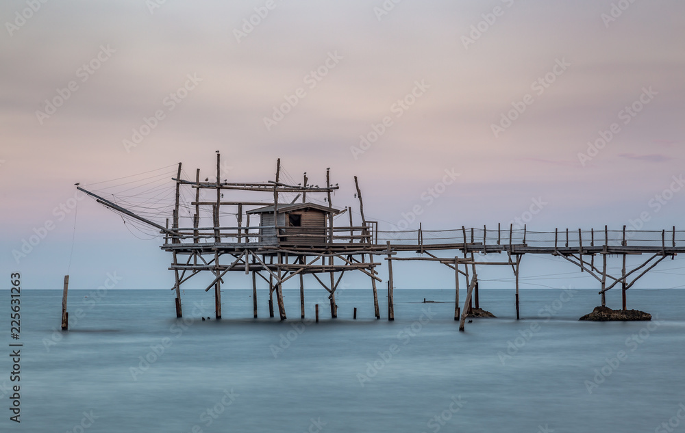 Costa dei Trabocchi: trabocco turchino. San Vito (CH) Costa dei Trabocchi: trabocco turchino. San Vito (CH)
