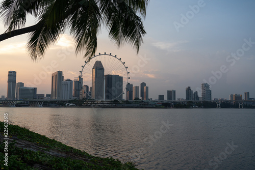 Singapore at sunset view  © NEWTRAVELDREAMS