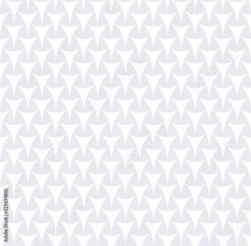 Seamless geometric pattern. White background.