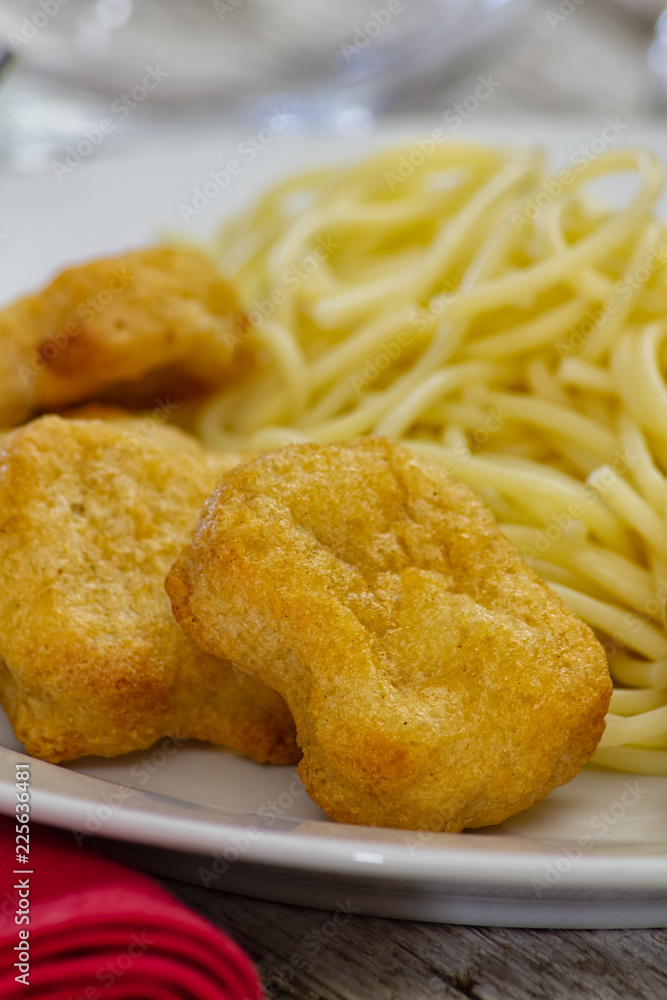 fried chicken nuggets