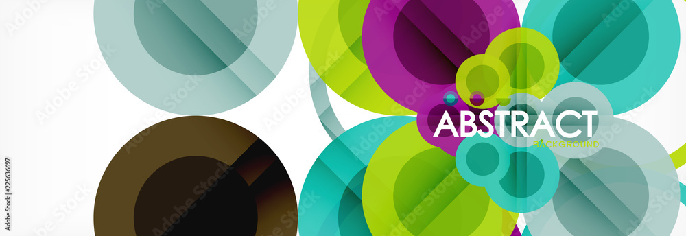 Circle composition abstract background Circle composition abstract background