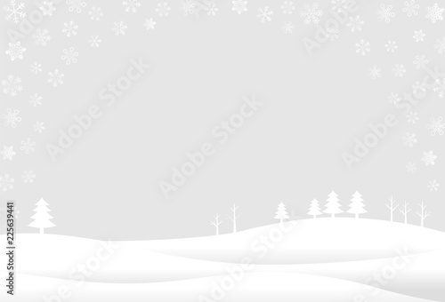 雪景色 背景イラスト Stock Vector Adobe Stock