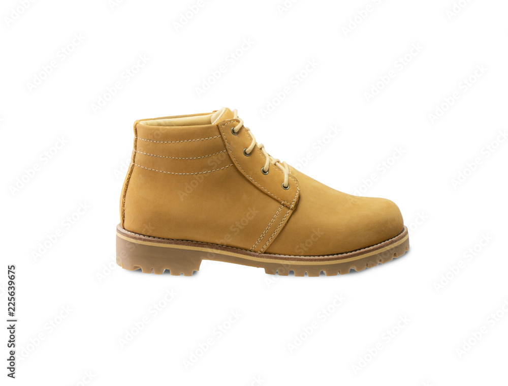 Men's ankle boot isolated on white background. Men's ankle boot isolated on white background.