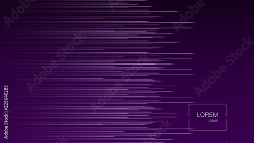 Dynamic Flow Bright Lines Abstract Background. Landing Page. Digital Glitch Effect