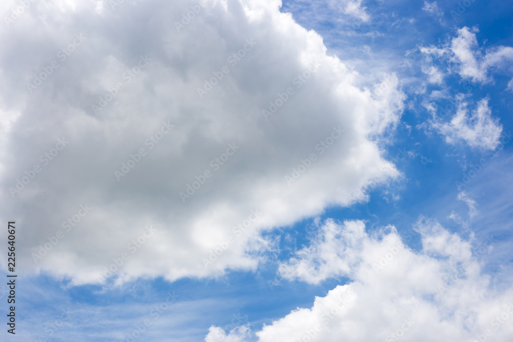 Fototapeta premium Blue sky and cloud background