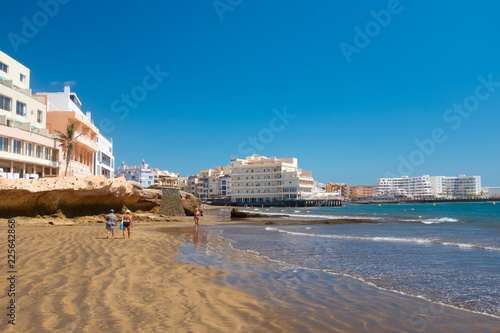 El Médano beach, in south of Tenerife island (Canary Islands. Spain)